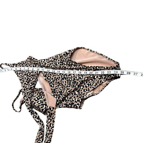 Aerie Leopard Wrap One Piece Swimsuit - Picture 6 of 6